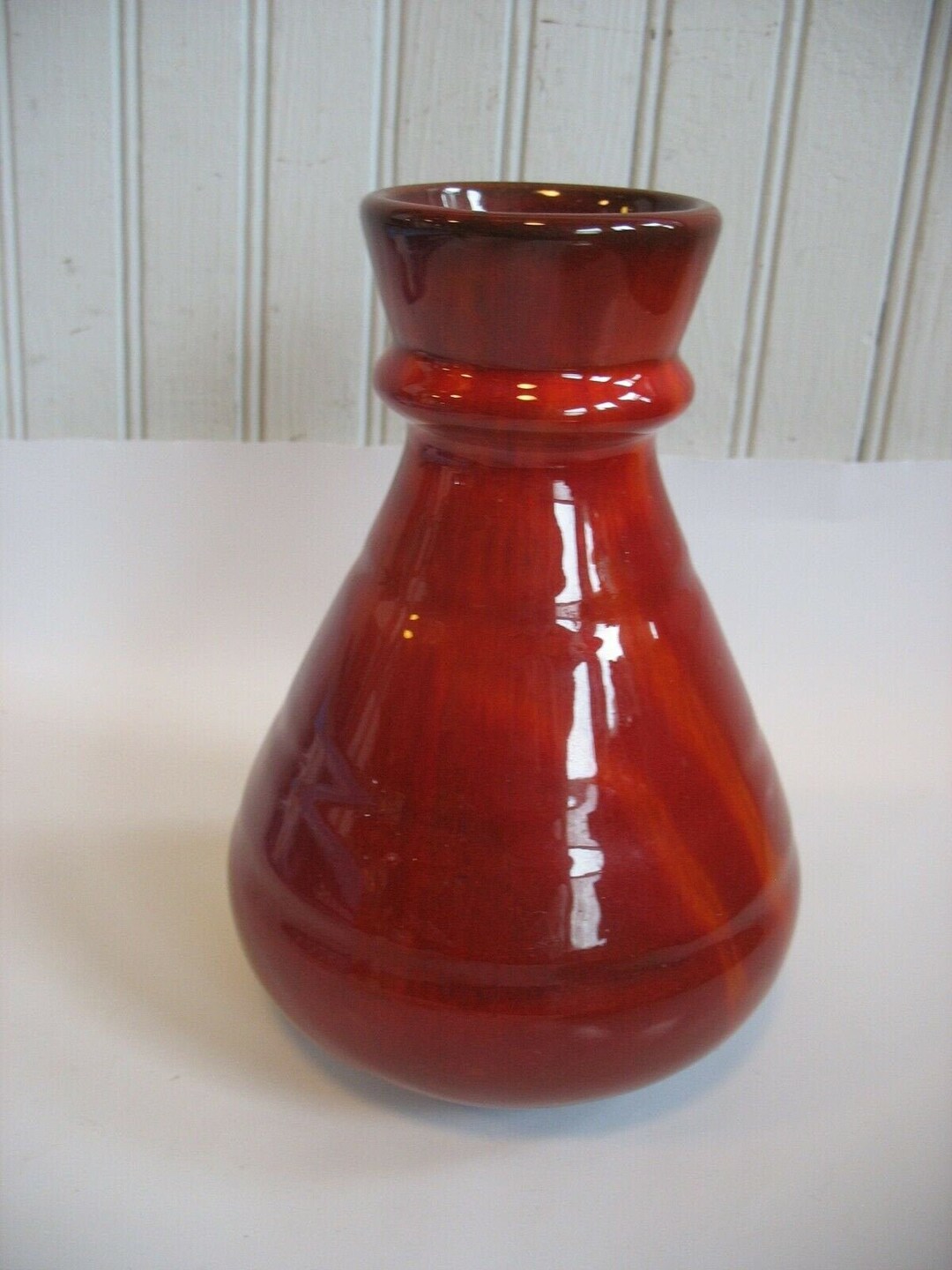 Vasevintage Blue Mountain Pottery Vase Etsy