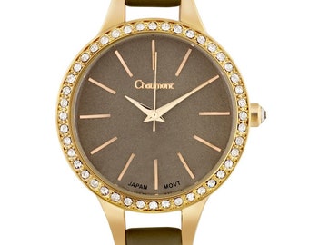 Watch-Brand New Chaumount Classic Swarovski Bezel Ladies Watch