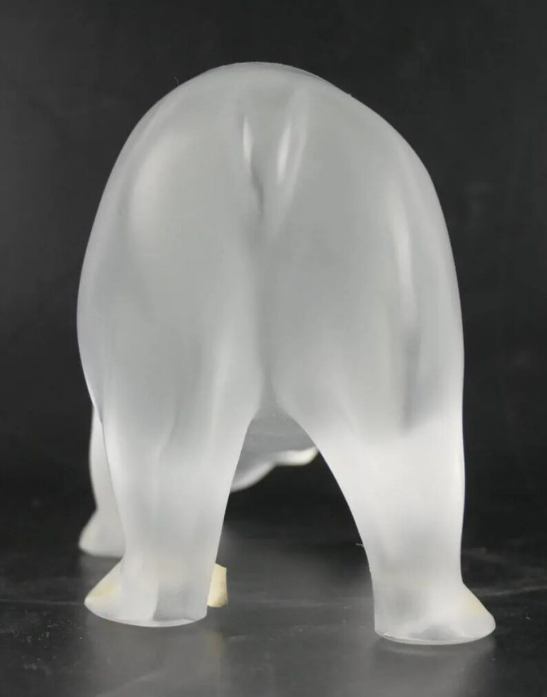 CRYSTAL GRIZZLY Bearursus by Lalique France - Etsy