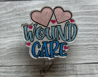 Wound care Pinch Clip Badge Reel - RTS