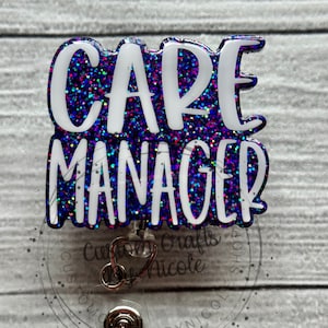Care Manager Pinch Clip Badge Reel