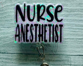Nurse Anesthetist Badge reel