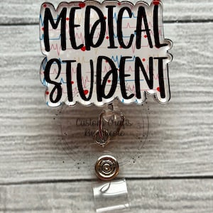 Medical Student - RTS Pinch Clip Badge Reel