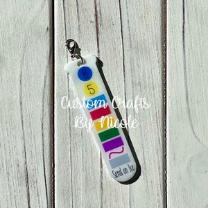 Order of Draw Badge Clip
