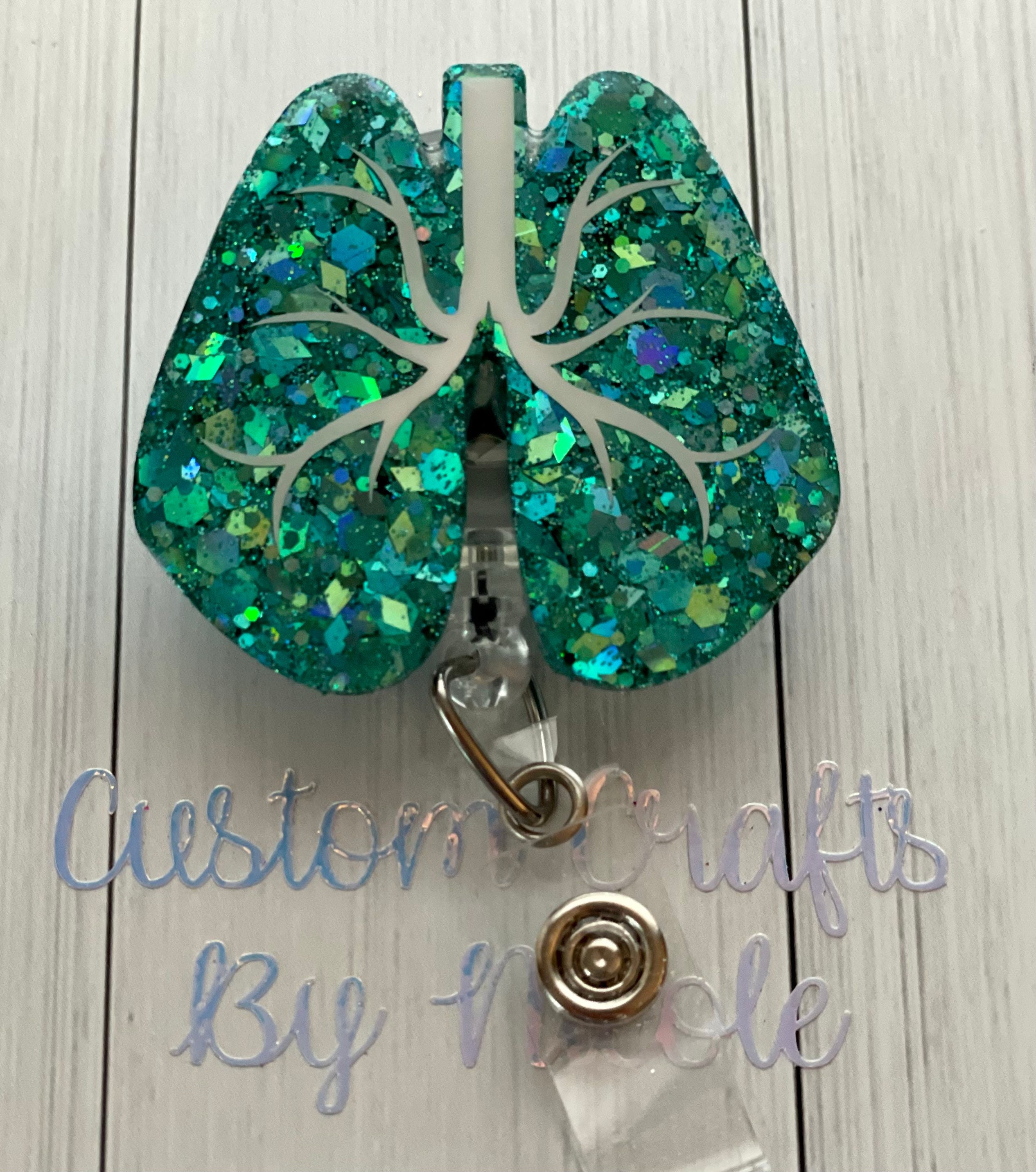 Lung Pinch Clip Badge Reel