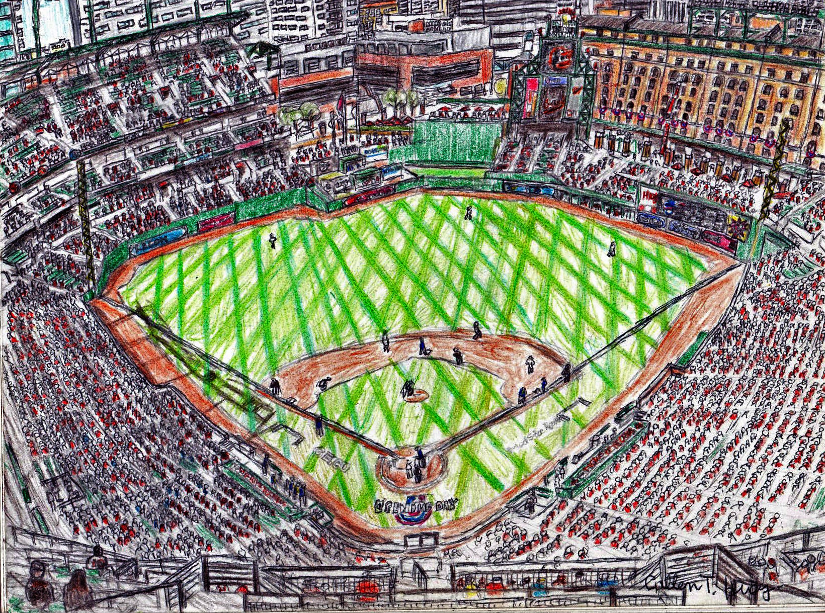 Orioles Park at Camden Yards Opening Day 2022 Etsy