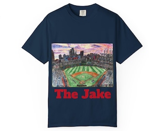 Cleveland Guardians Stadium Sketch T-shirt, Progressive Field Tee, Jacobs Field Baseball Shirt, Unisex Athletic Apparel, Fan Gift