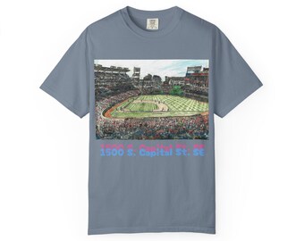 Nationals Park Washington Nationals Baseball Stadium Panorama T-shirt | Ballpark Photo, 1500 S. Capitol St. SE