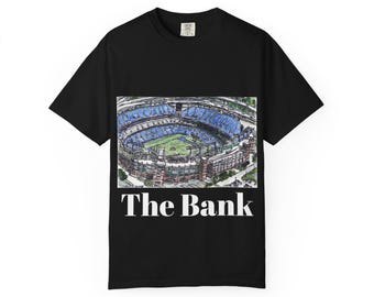 Baltimore Ravens Stadium Sketch T-shirt, Football Fan Tee, Unisex Game Day Shirt, NFL Apparel, Ravens Stadium Illustration Top, Football