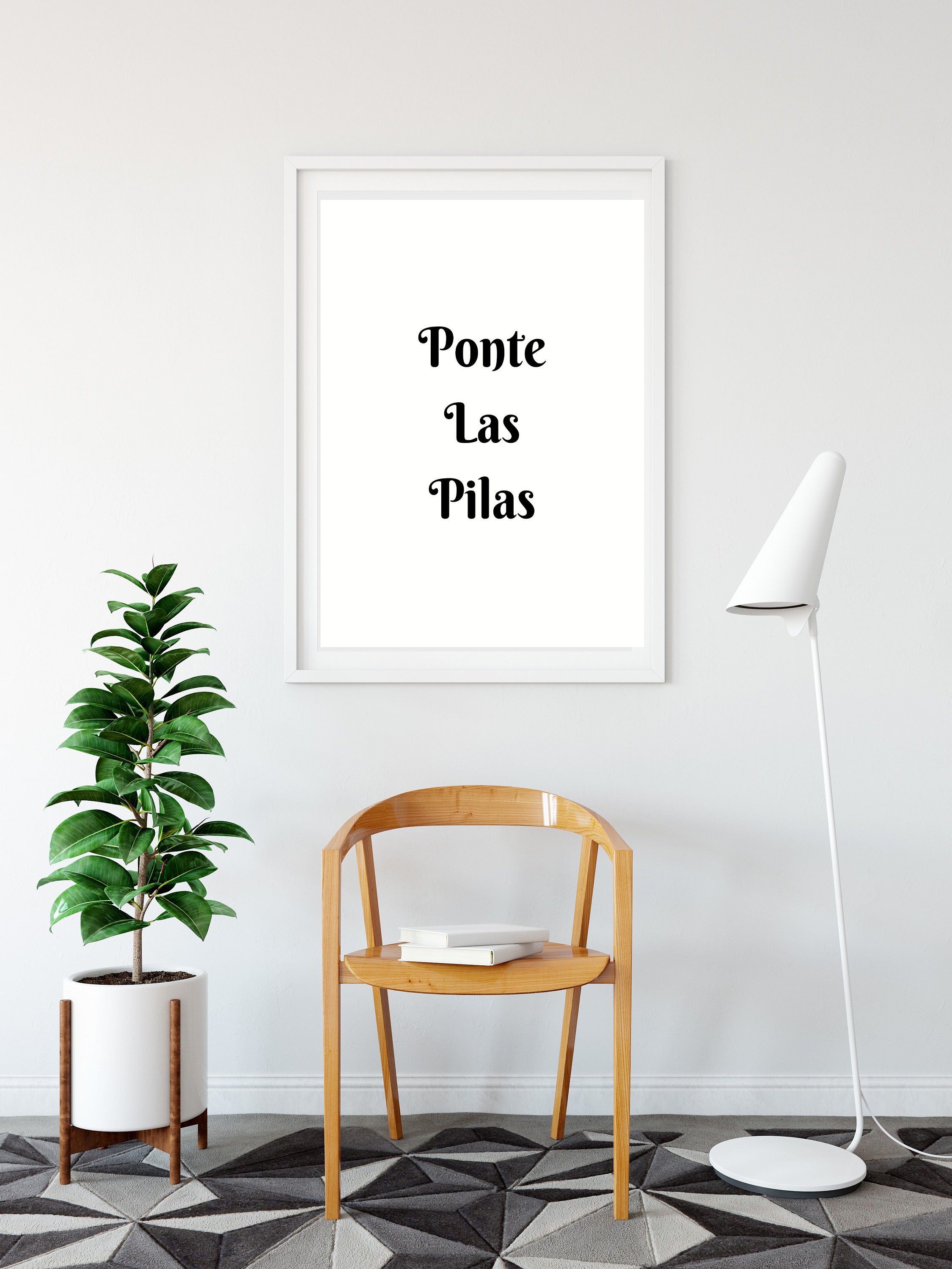 Ponte las pilas quote wall hanging | Etsy
