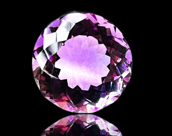 100% Natural Purple Sapphire High Quality Beautiful gemstone Round shape excellent cut  gemstone. size-14x14x9MM Carat-11.95 and extra gift