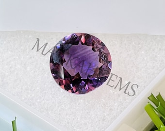 100% Natural Purple Sapphire High Quality Beautiful gemstone Round shape excellent cut  gemstone. size-9x9x4MM Carat-2.10 and extra gift