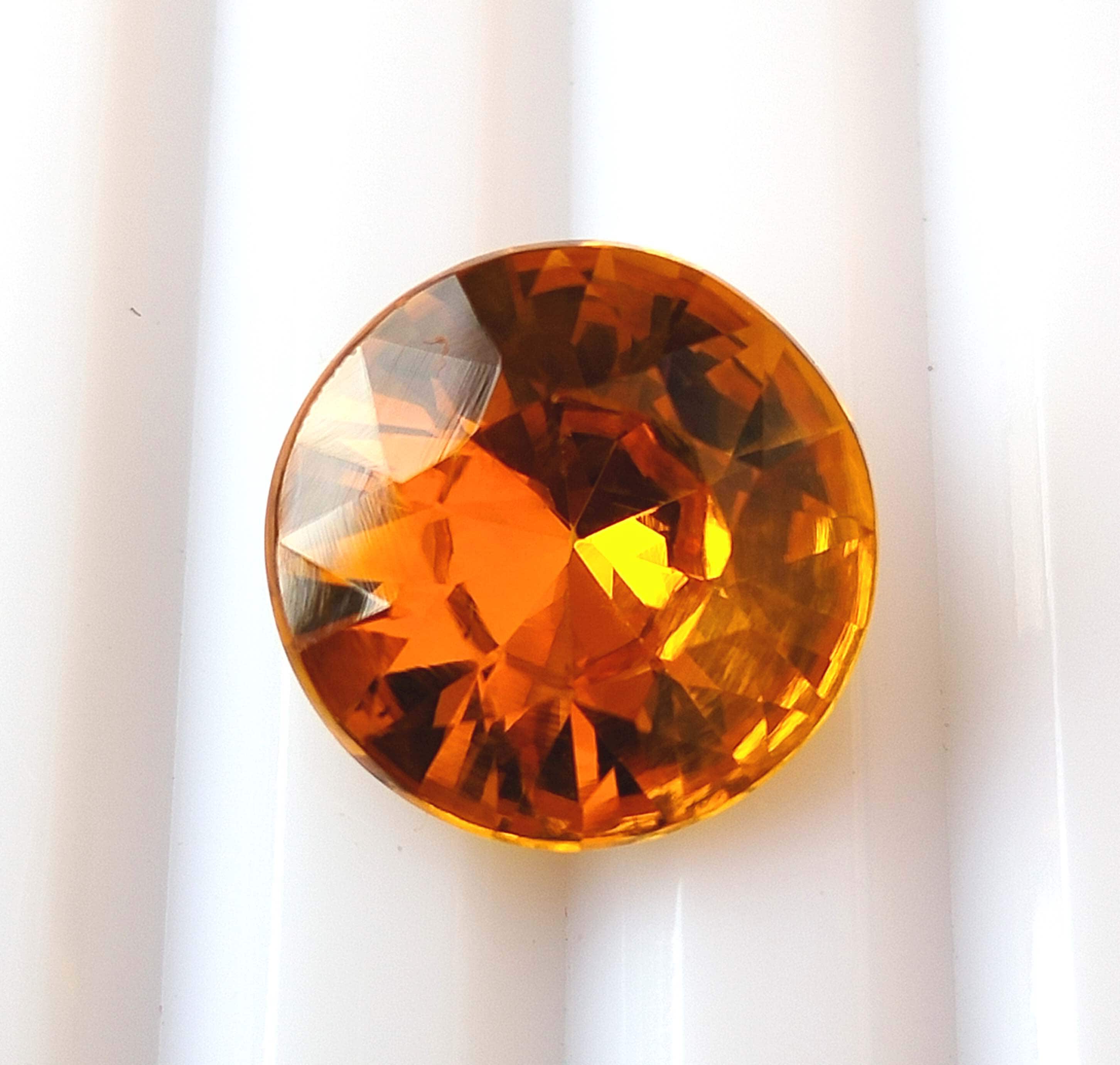 boog beginsel Boom Heel kostbaar Oranje Diamant 7.35 Cts Grootte 12x12x6 mm - Etsy België