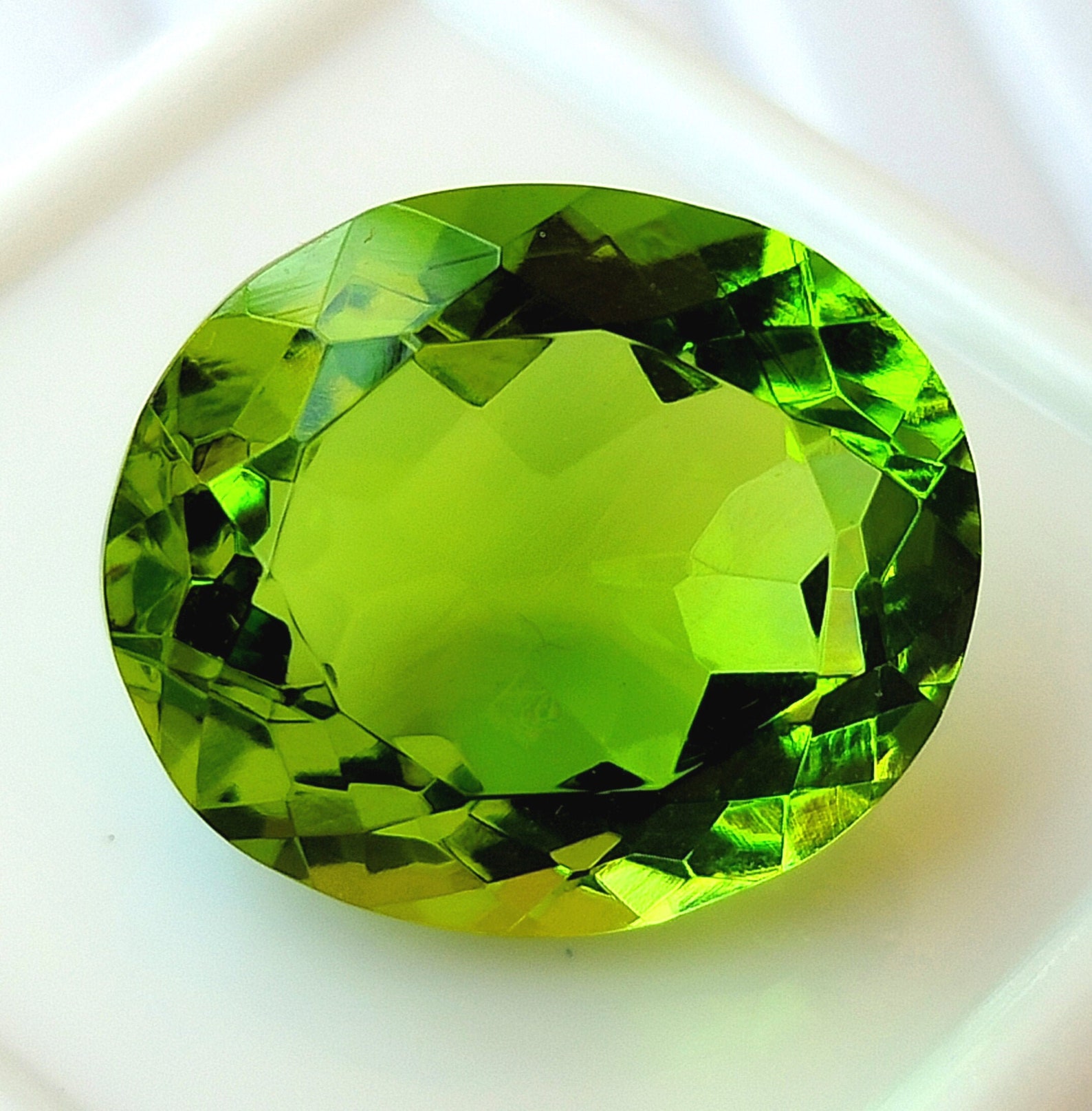 Grüne Oval Saphir Edelstein hohe Qualität schöne Edelstein Etsy.de