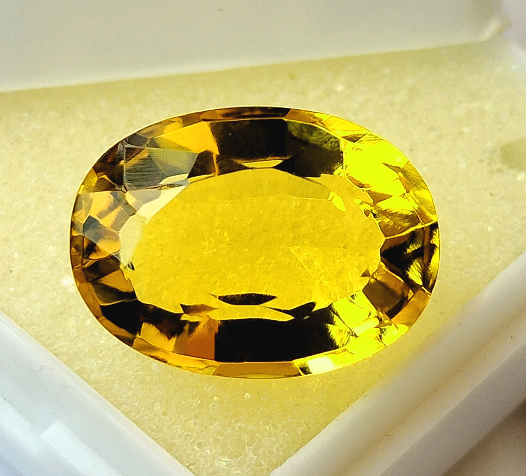 Natural Yellow Topaz Gemstone Beads – 5x8mm Faceted Rondelle Abacus – 15" Strand, Unbranded