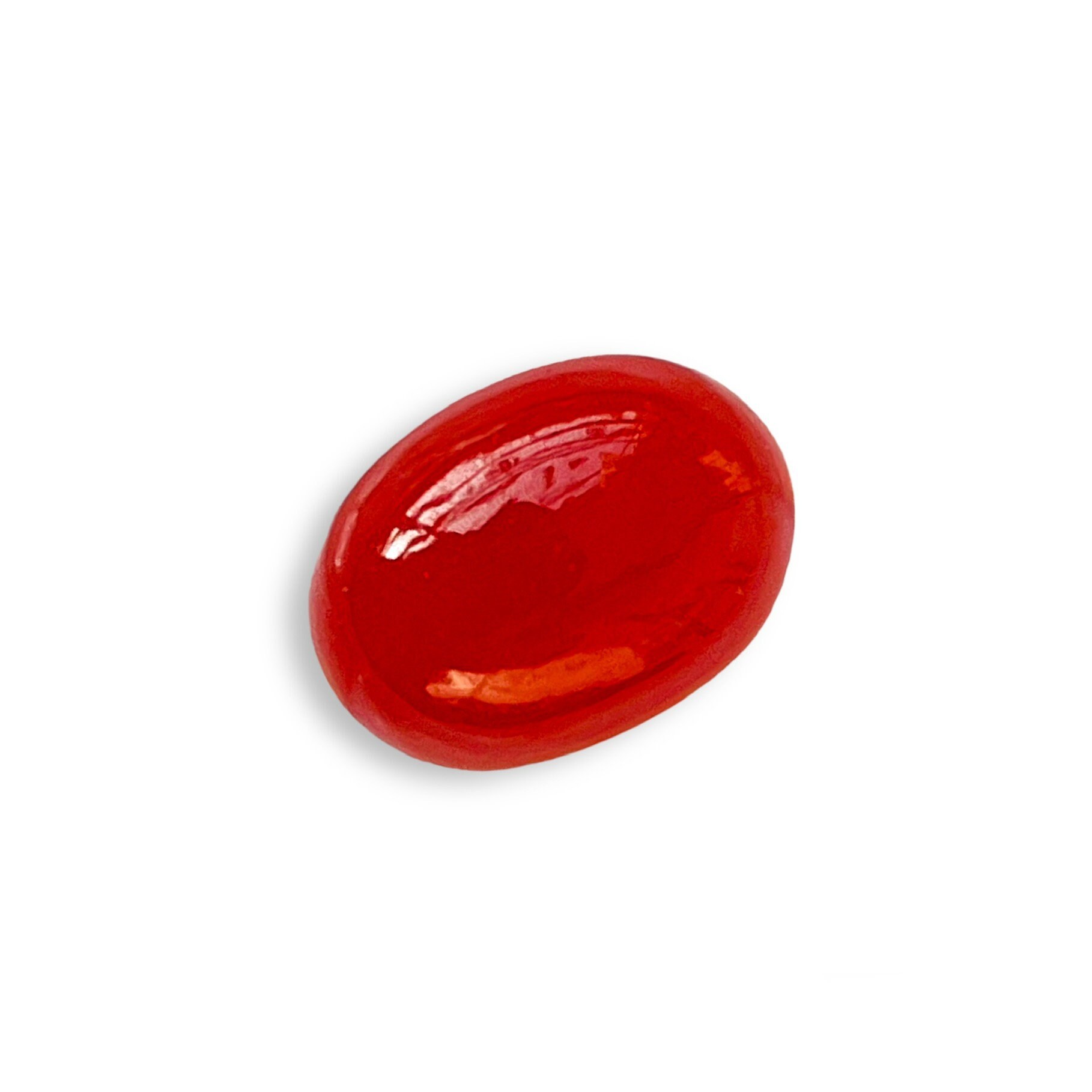 100% Natural Red Coral Gemstone Oval Shape (italian Munga) Size ...