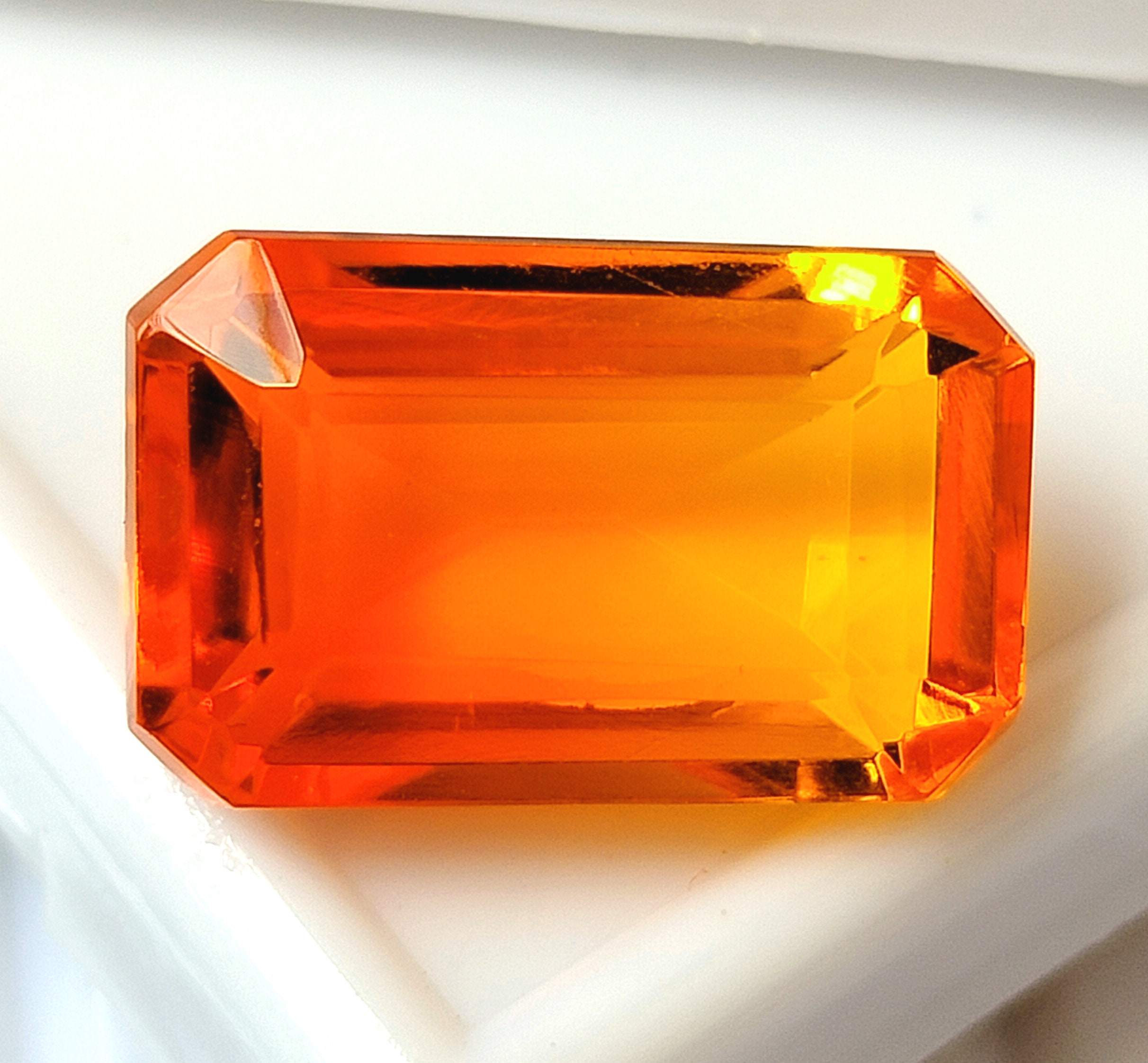 Orange Emerald Sapphire Gemstone Excellent Orange Color Stone Etsy