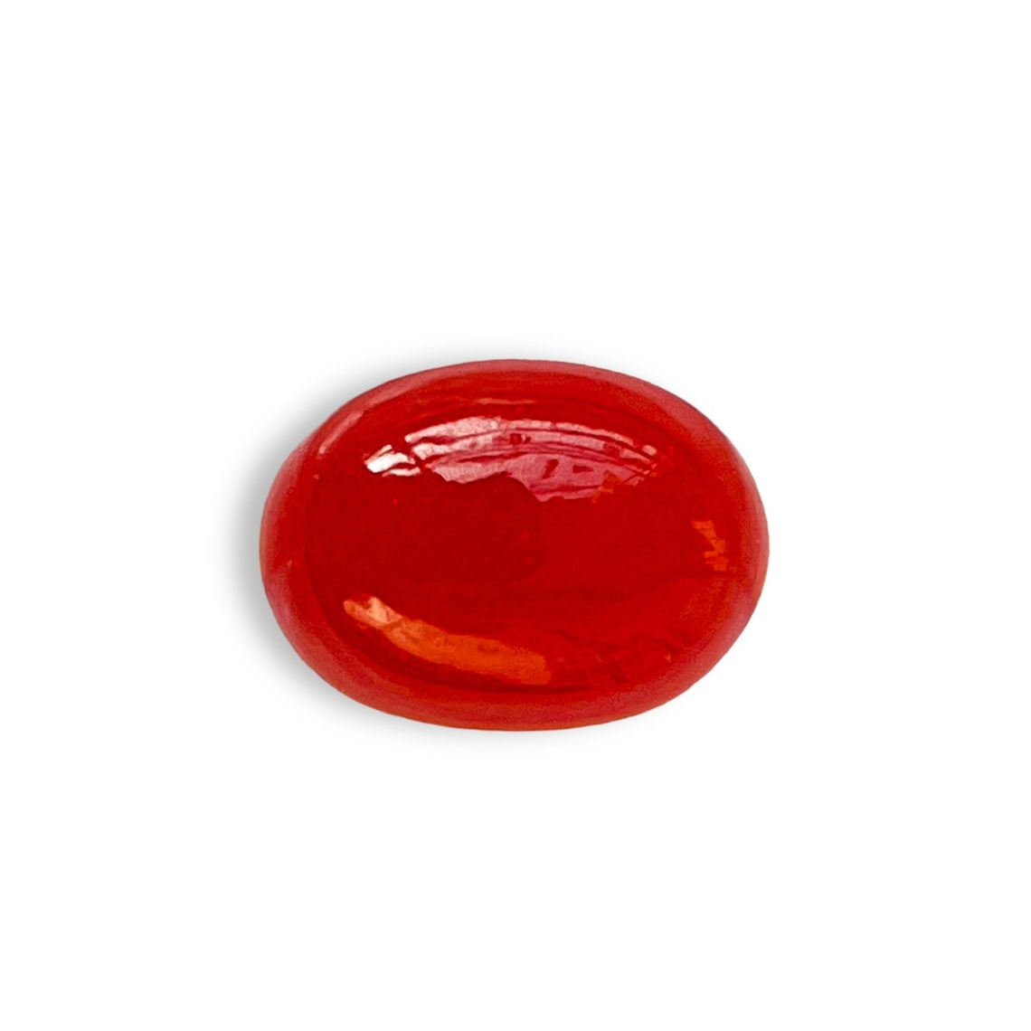 100% Natural Red Coral Gemstone Oval Shape (italian Munga) Size ...