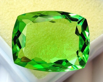 Eccellente Pietra Preziosa Di Zaffiro Giallo Taglio Cuscino - Foto 8