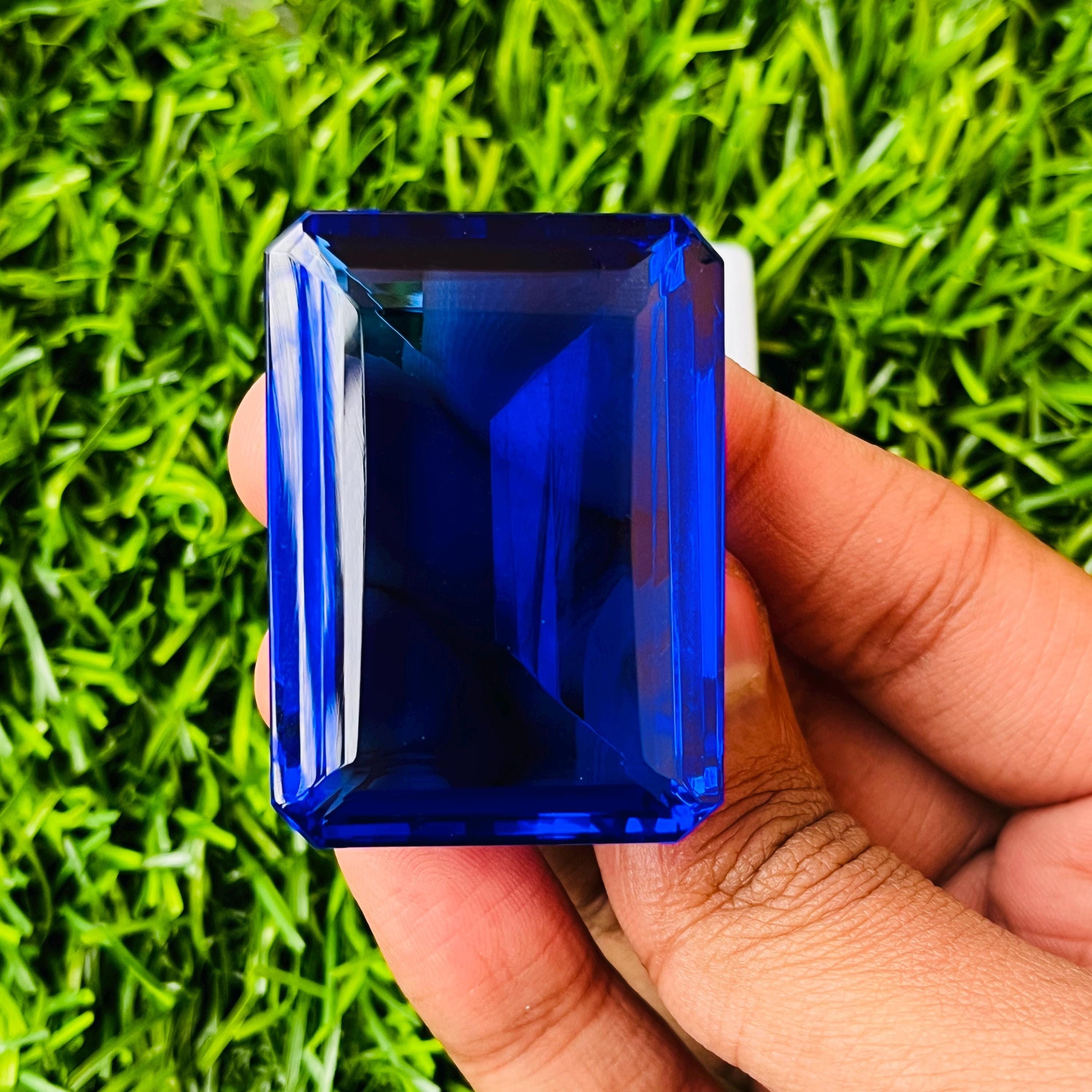 Saphir Bleu Naturel 7 Carats - Forme Coussin - Qualité Exceptionnelle - Gemme En Vrac - Certifié