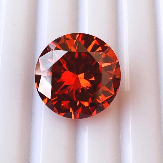 Orange moissanite deals