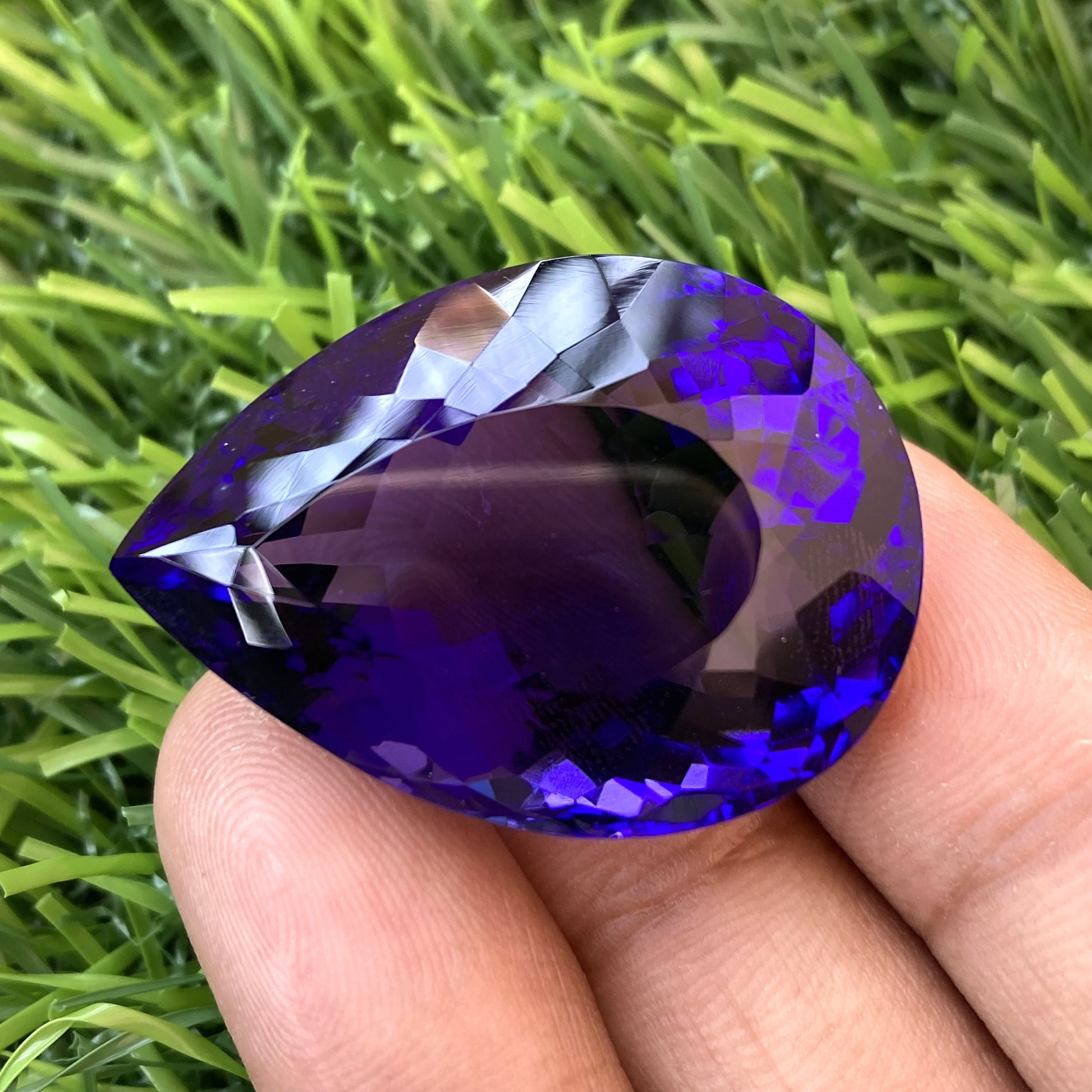 Dark purple sapphire best sale