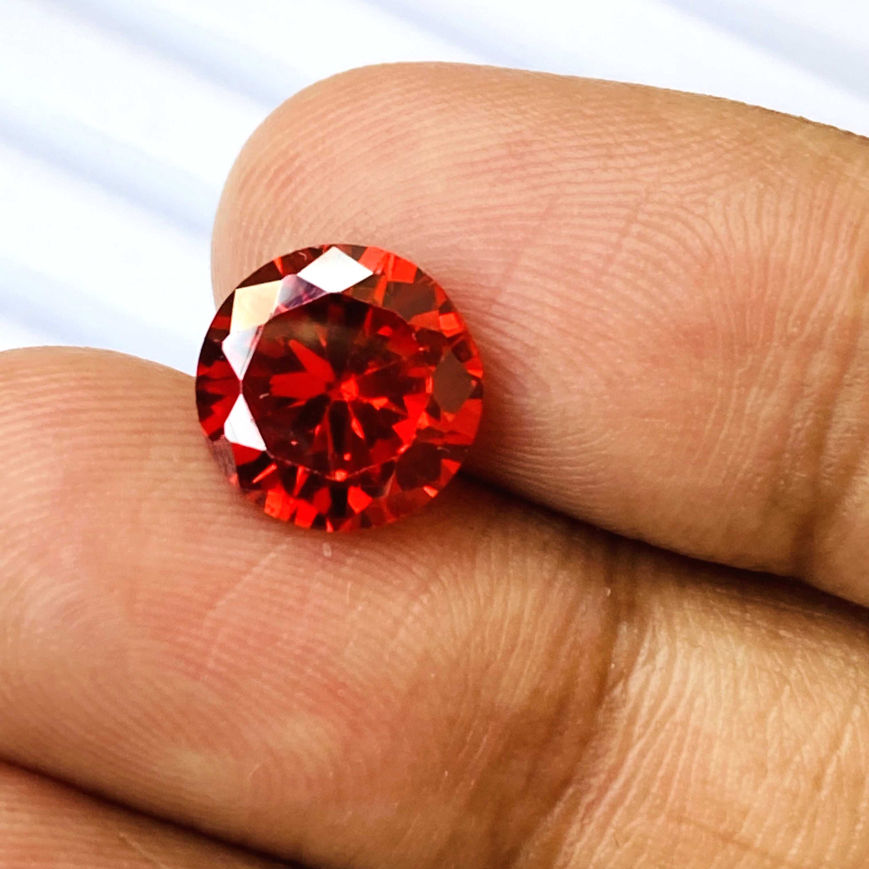 Red Diamond!!!!!! Beautiful Ring Size Gemstone Top High Quality Round ...
