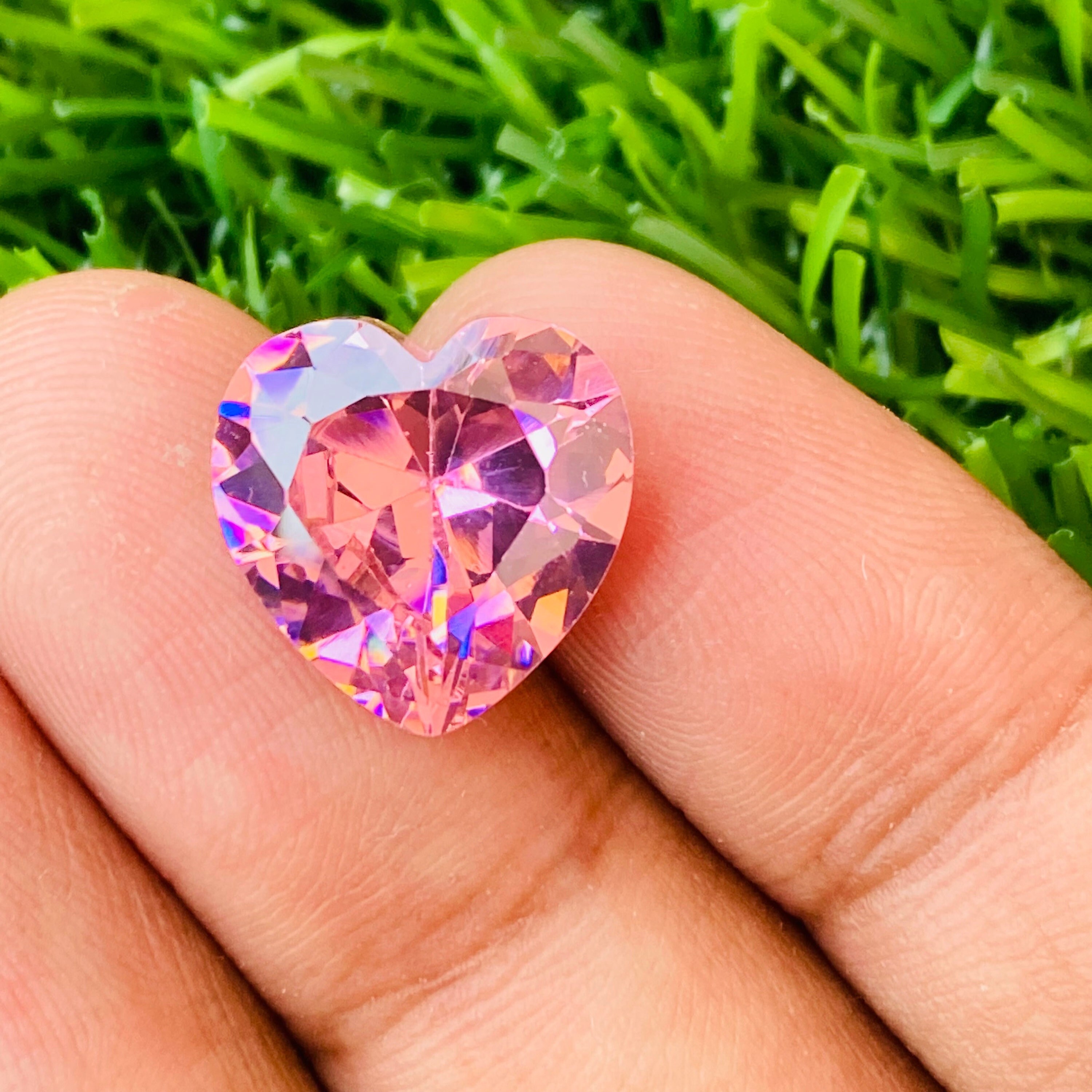 AM1378 Heart point tops ピンク AM1378 Heart point tops ピンク ANDMARY】Heart point tops