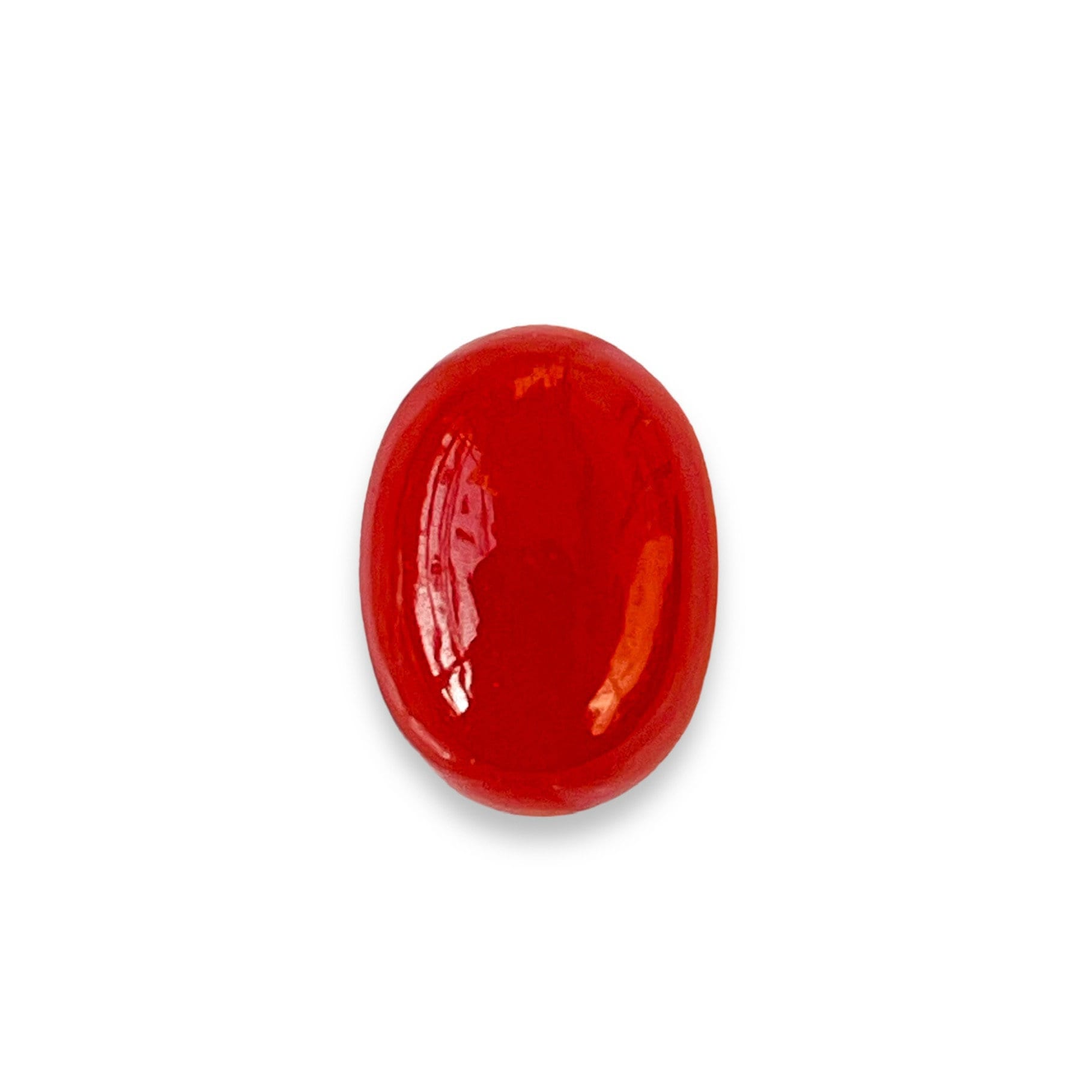 100% Natural Red Coral Gemstone Oval Shape (italian Munga) Size ...