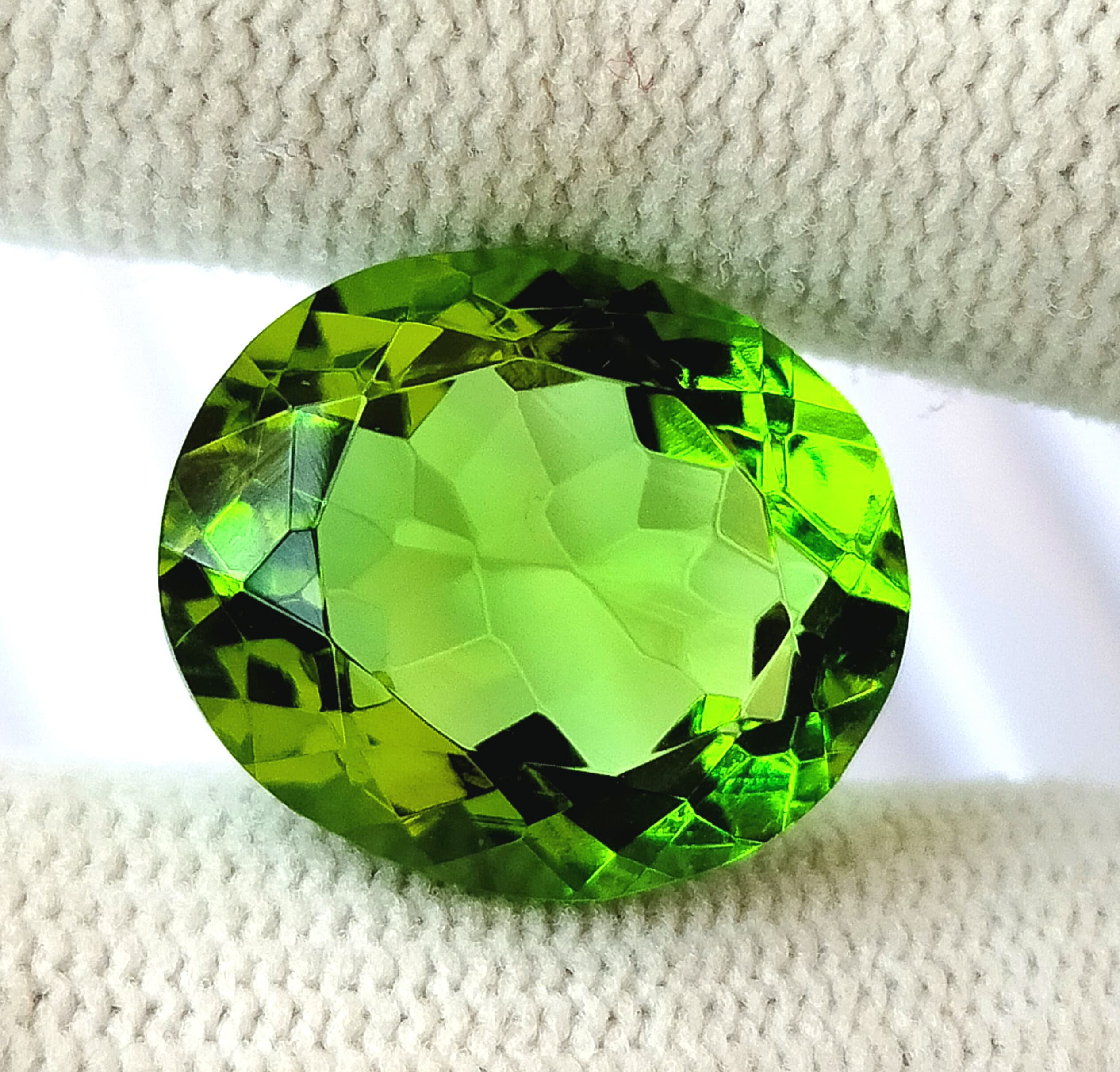 Grüne Oval Saphir Edelstein hohe Qualität schöne Edelstein | Etsy