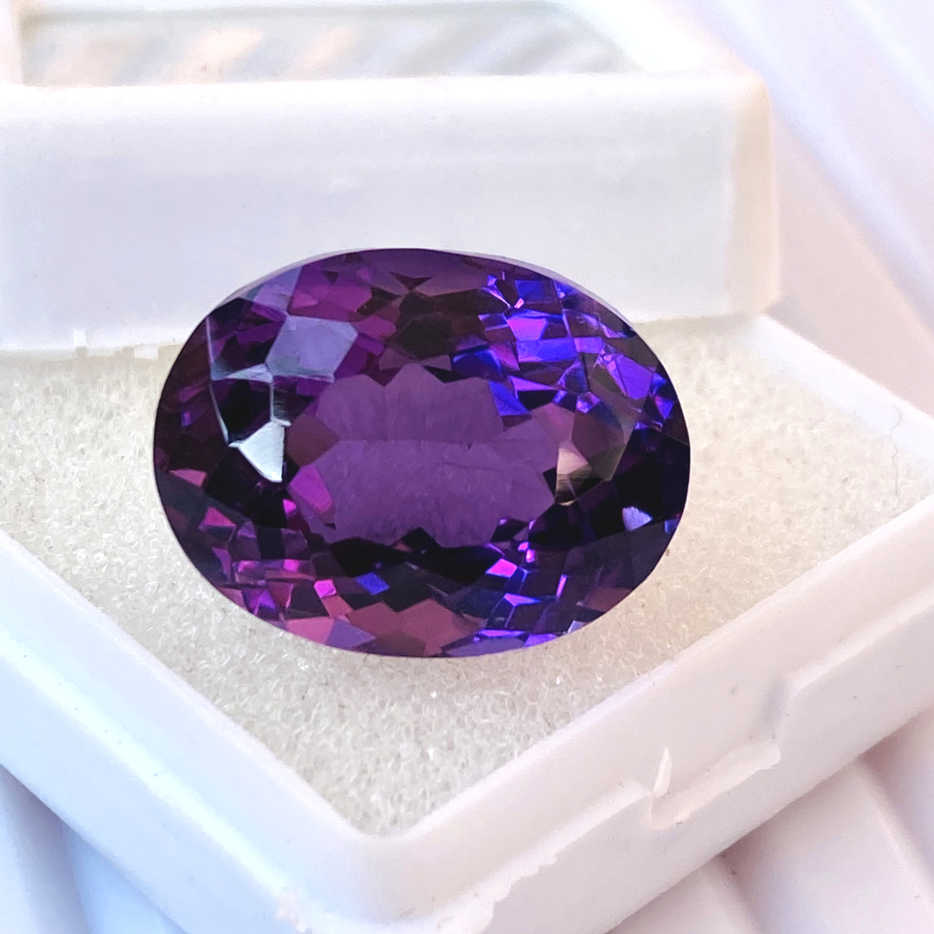 Top!!!!! Purple Sapphire Gemstone Oval Shape Amazing Size