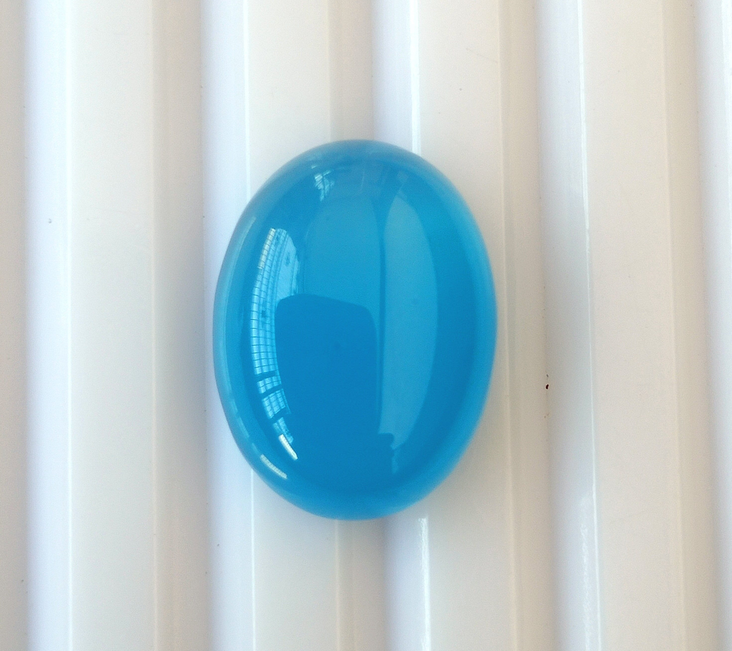 Precious!!!!! Sulemani Aqeeq Sky Blue 100% Natural Gemstone High Quality Excellent Ring  Size Gemstone Size-16x12x5 MM Cts-8.05