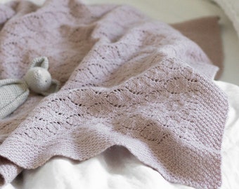 Adorable baby blanket - Knitting pattern