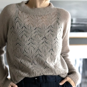 Mohair Sweater no 2 - Knitting pattern