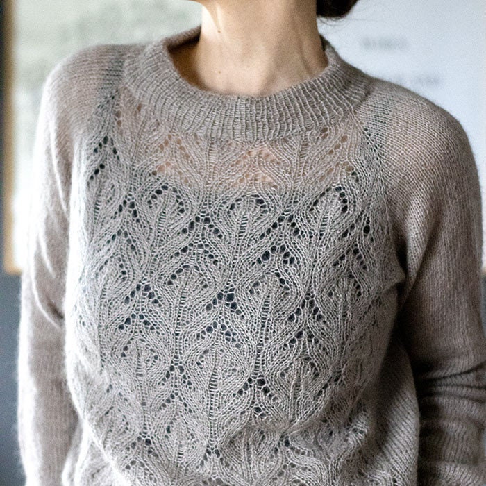 Atmosphere Lace Mohair Pullover Sweater Pattern, Knitting Pattern - Halcyon  Yarn