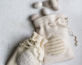 The Easter Bunny's egg bag Amigurumi - Crochet pattern