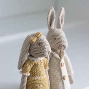 Mr & Mrs Bunny Amigurumi - Crochet pattern