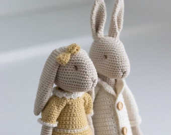 Mr & Mrs Bunny Amigurumi - Crochet pattern