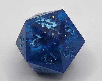 Eventide - Handmade Sharp Edge Chonk D20