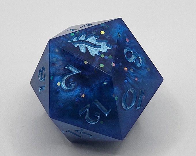 Eventide - Handmade Sharp Edge Chonk D20