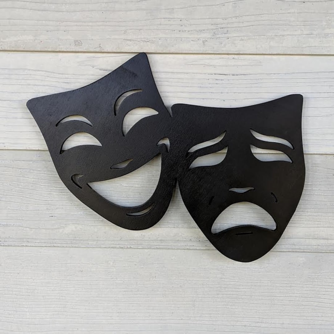 Comedy and Tragedy Theater Mask Wooden Sign Comedy Tragedy Wall Art Theater  Lovers Gifts Theater Decor Theater Kid Gift for Drama Teacher - Etsy UK