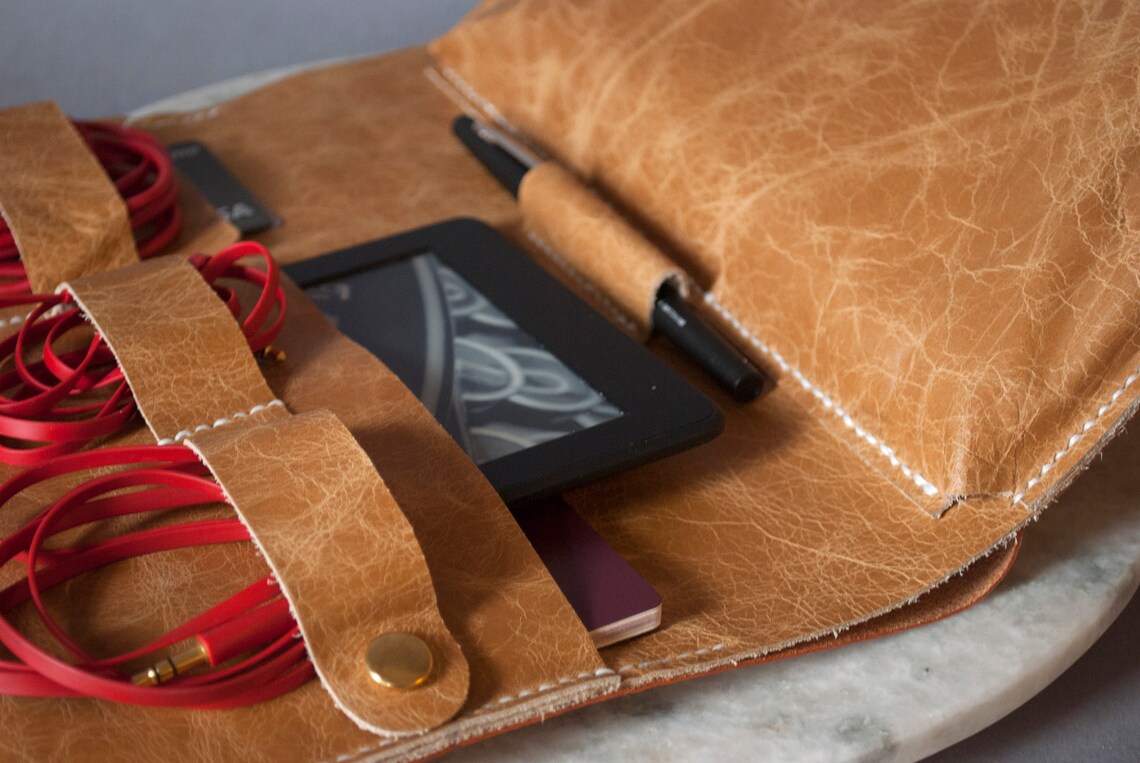IPad Travel Organizer Leather Travel Organizer Tech Etsy