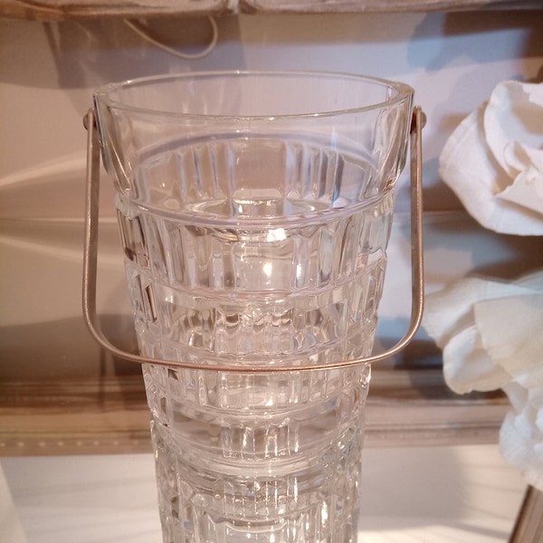 Molded Glass Ice Bucket