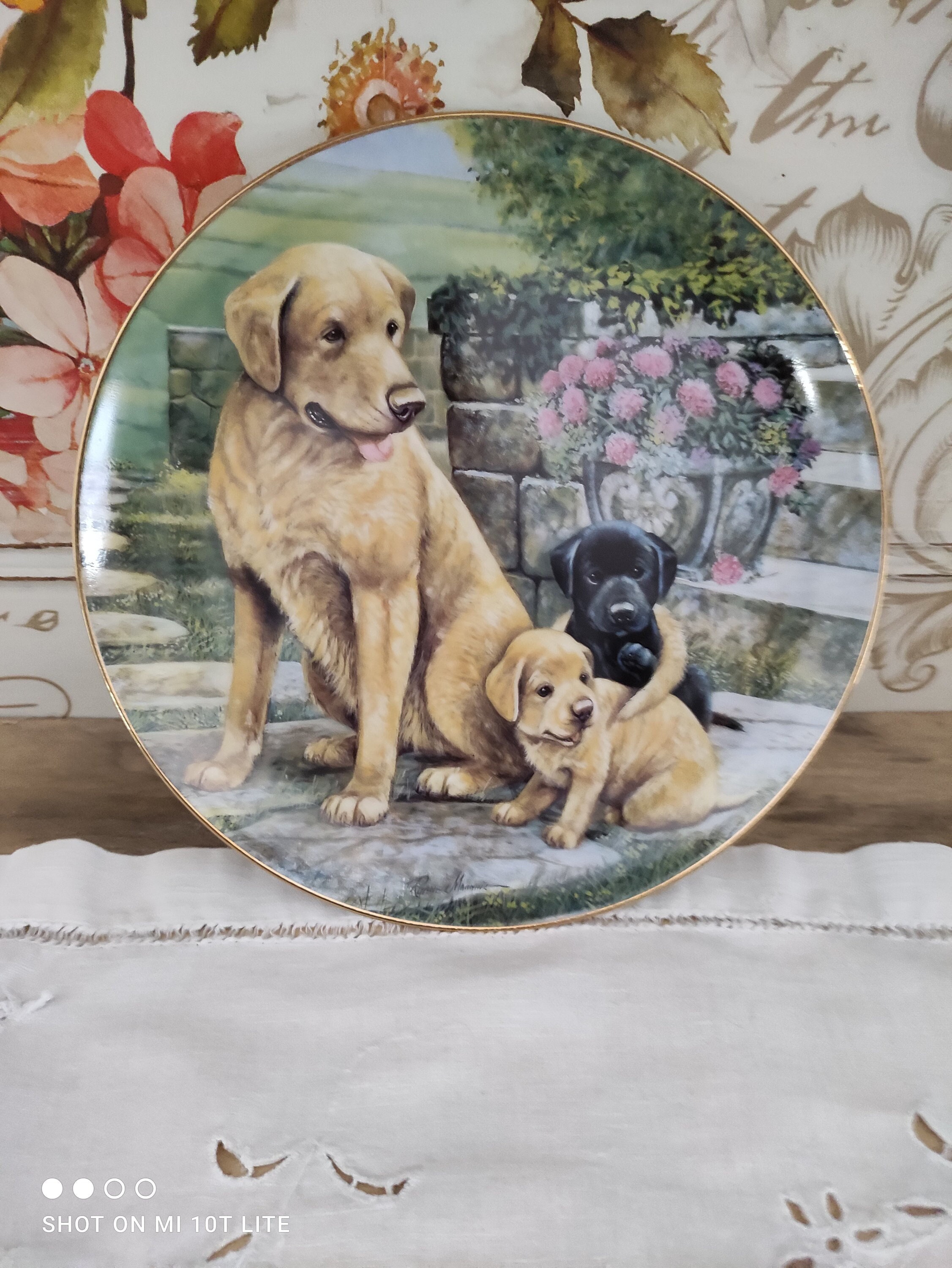 Assiette de Collection The Franklin Mint Modèle Tail Of Devotion By Ruane Manning