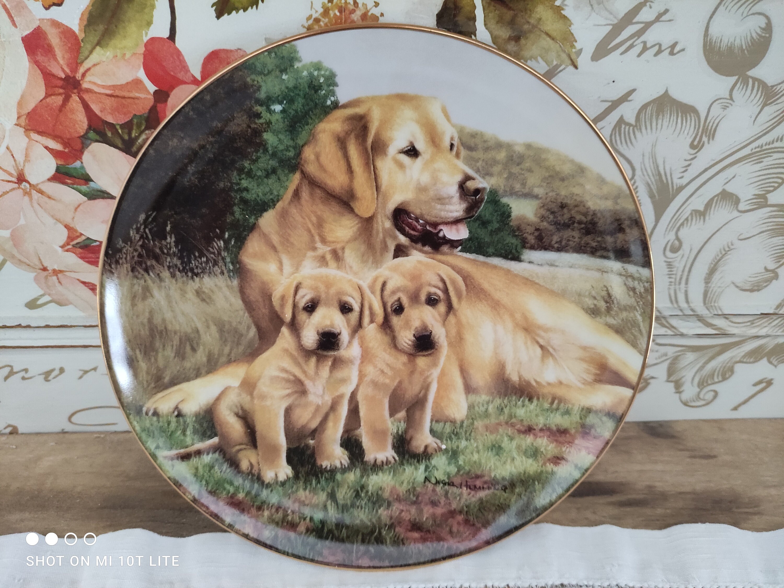 Assiette de Collection The Franklin Mint Modèle Faithful Companions By Nigel Hemming