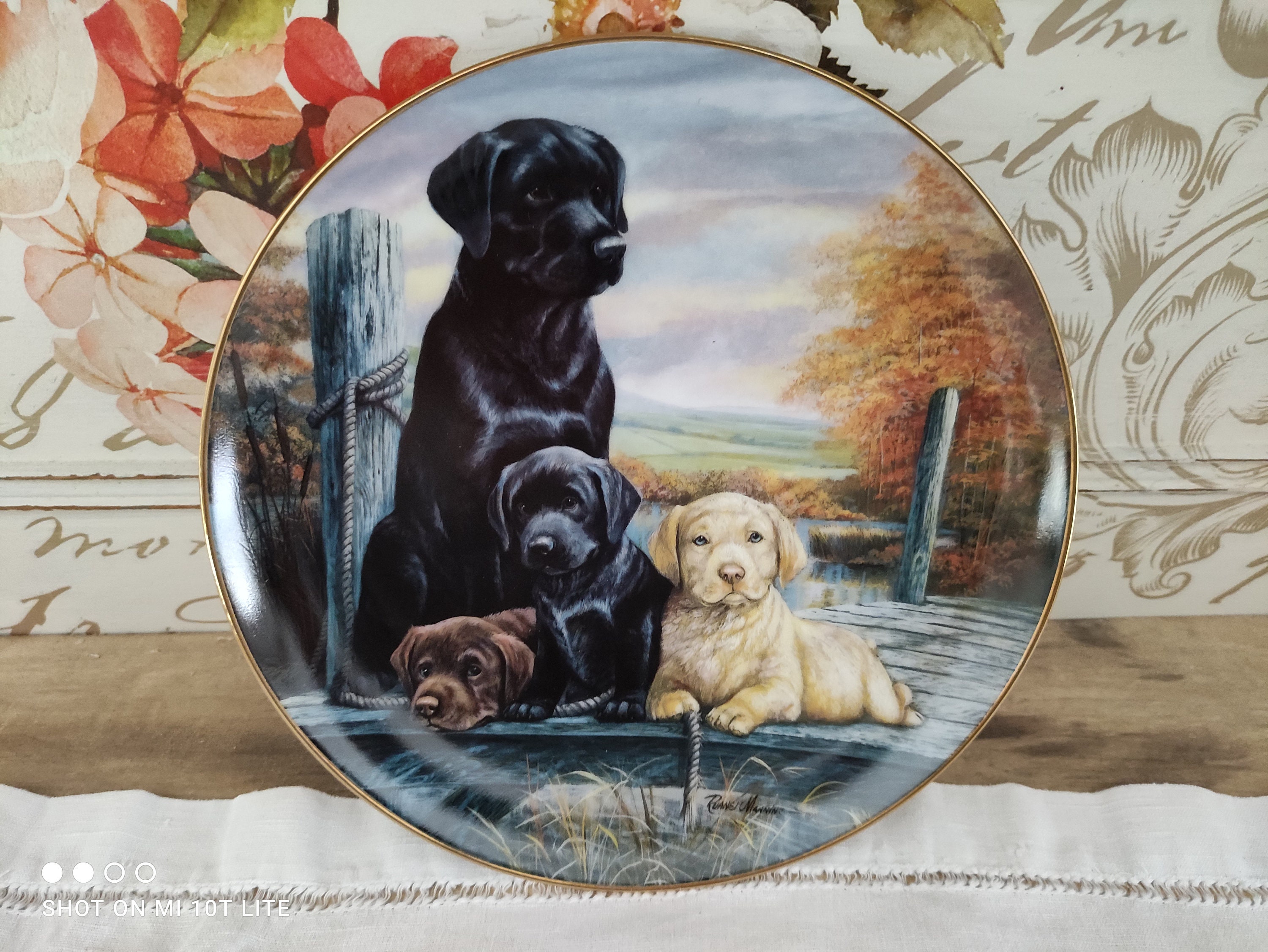 Assiette de Collection The Franklin Mint Modèle Family Circle By Ruane Manning