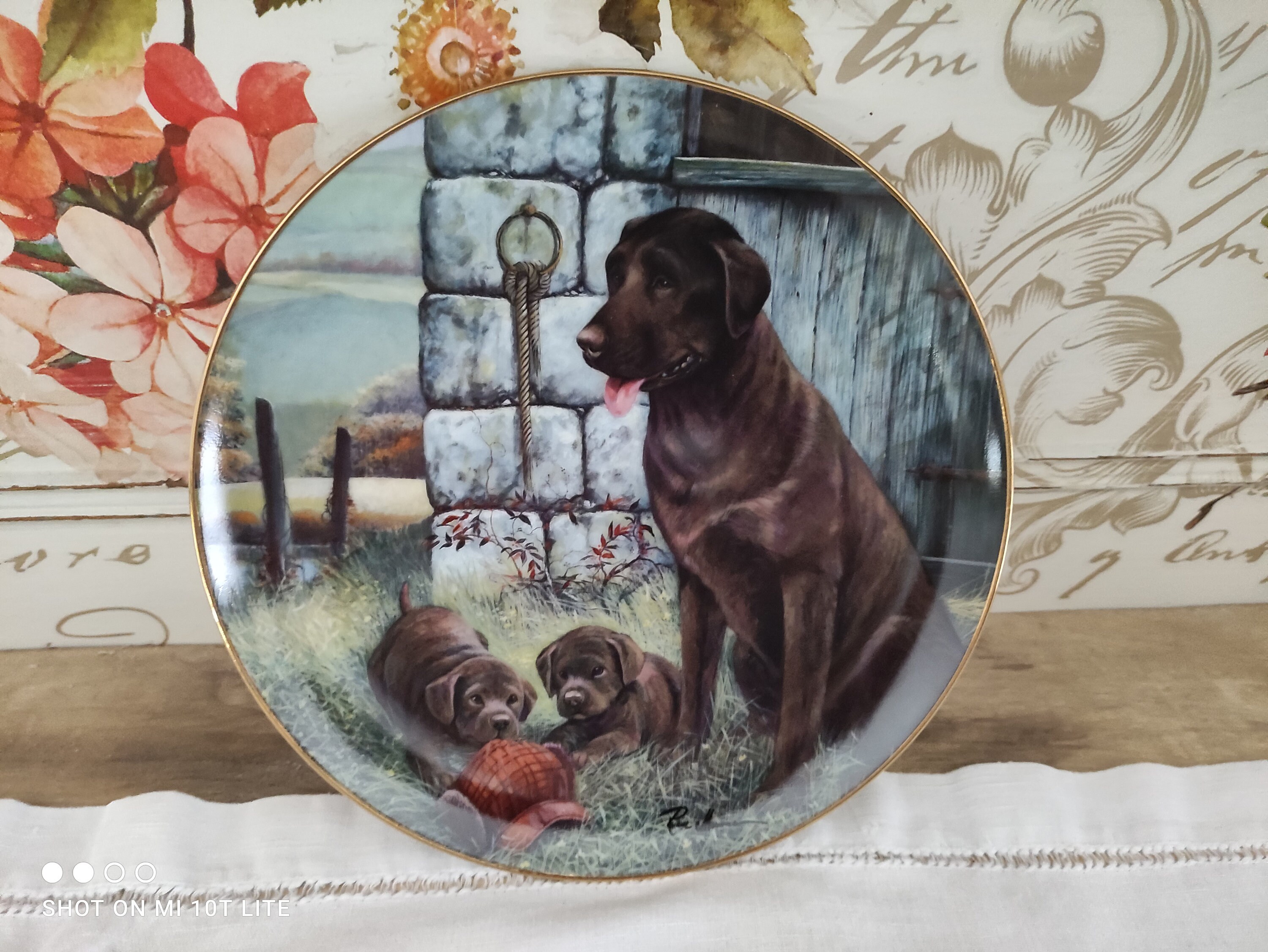 Assiette de Collection The Franklin Mint Modèle Lost & Found By Ruane Manning