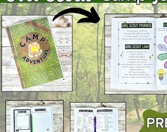 Girl Scout Camp Journal (Printable PDF w/TONS of Activities!)