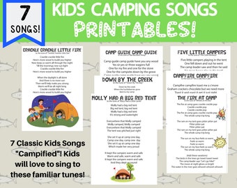 Seven Printable Kids Camp Songs