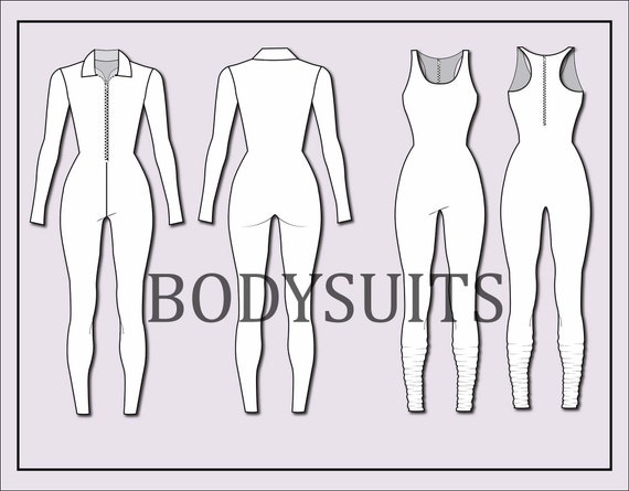 Set of cami jumpsuits culotte overall technical fashion illustration with  full ankle length normal waist rise double pleats strap Flat front  white color style Women men unisex CAD mockup Stock Vector Image